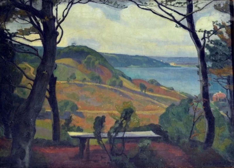 Lili Elbe - Paesaggio De Munkebjerg, Au Danemark
